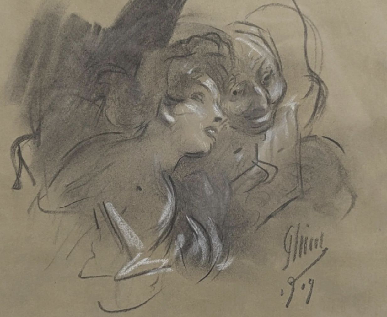 Jules Chéret, dessin