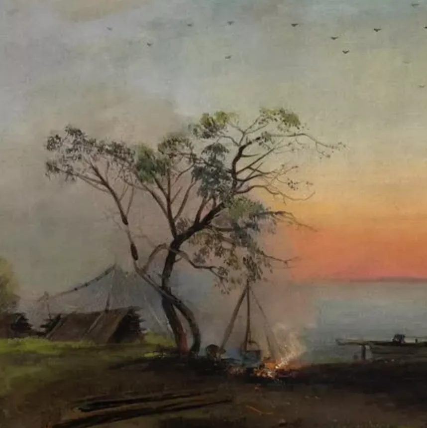 Alexei Savrassov, huile sur toile
