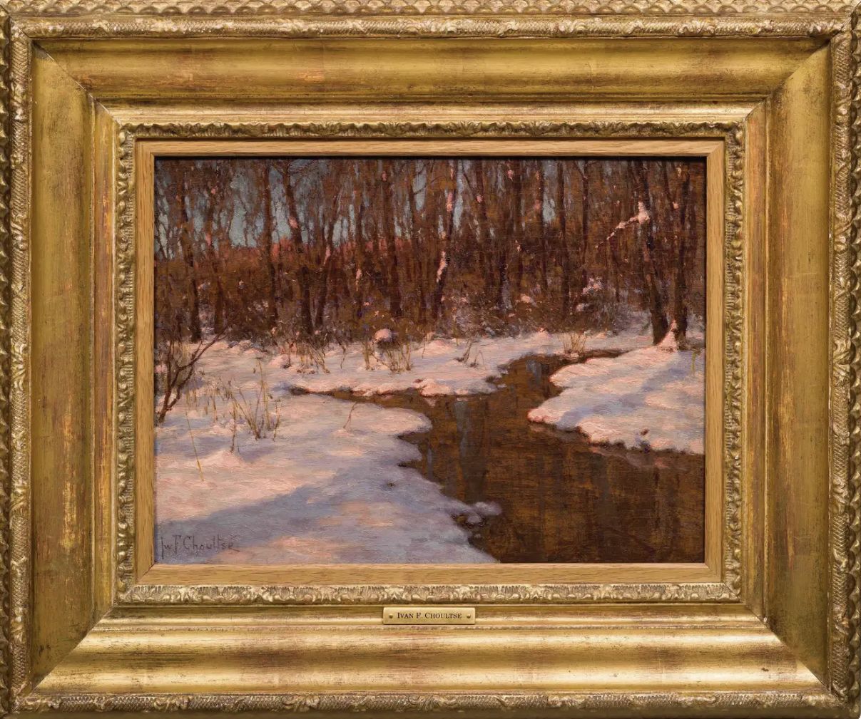 Ivan Choultsé, huile sur toile