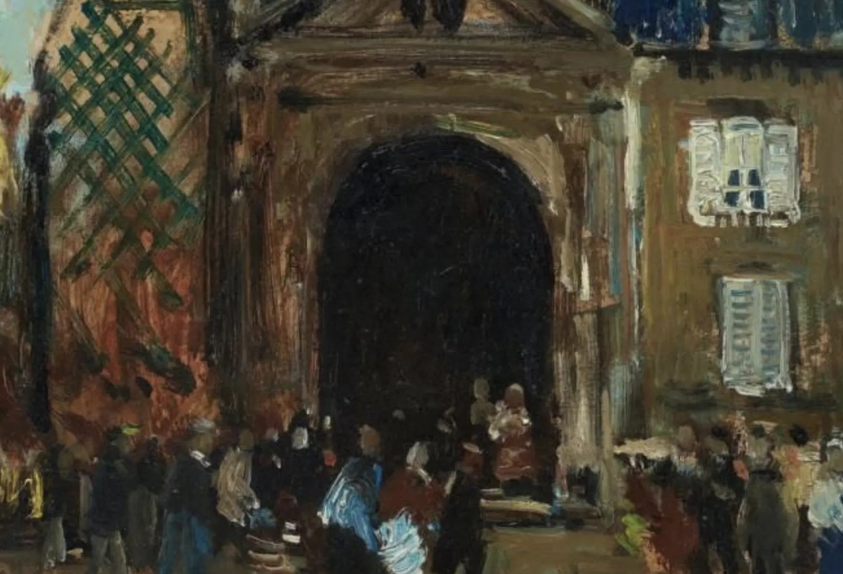 Francois Gall, huile sur toile