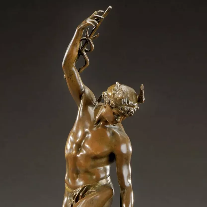 Raymond Sudre, bronze &agrave; patine brune