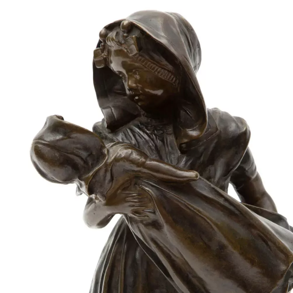 Raymond Sudre, bronze &agrave; patine brune