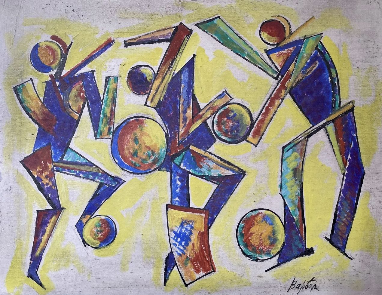 Varvara Stepanova, huile sur toile