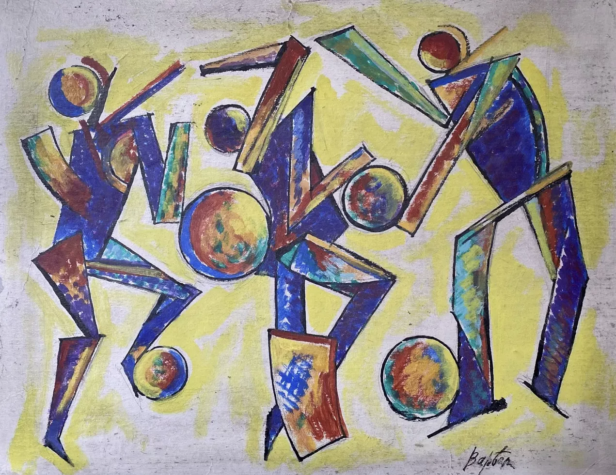 Varvara Stepanova, huile sur toile