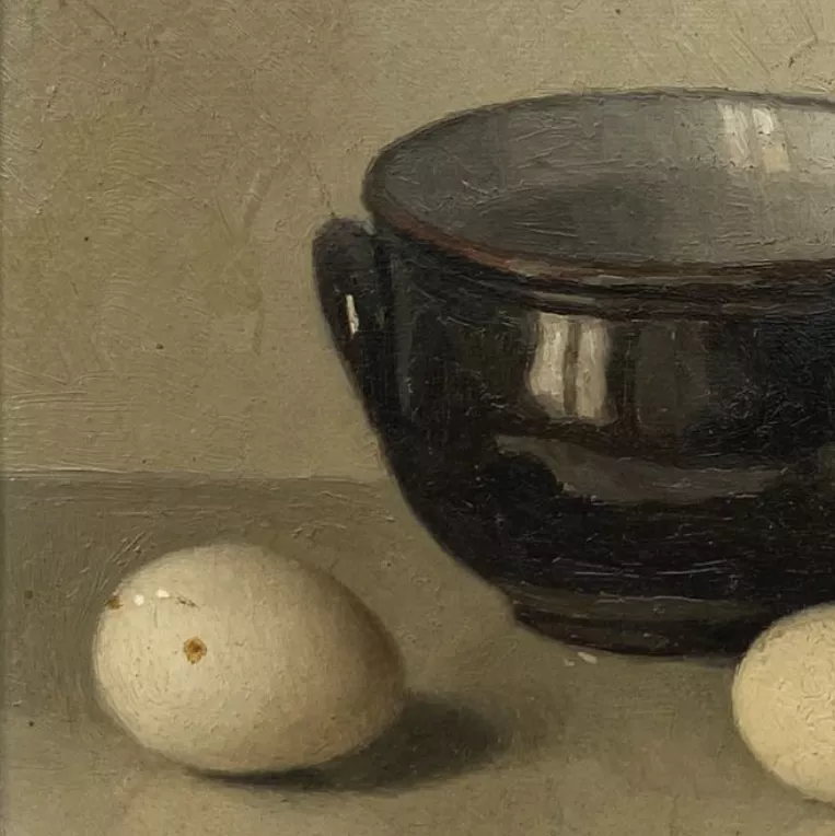 Jacques Blanchard, huile sur toile, d&eacute;tail