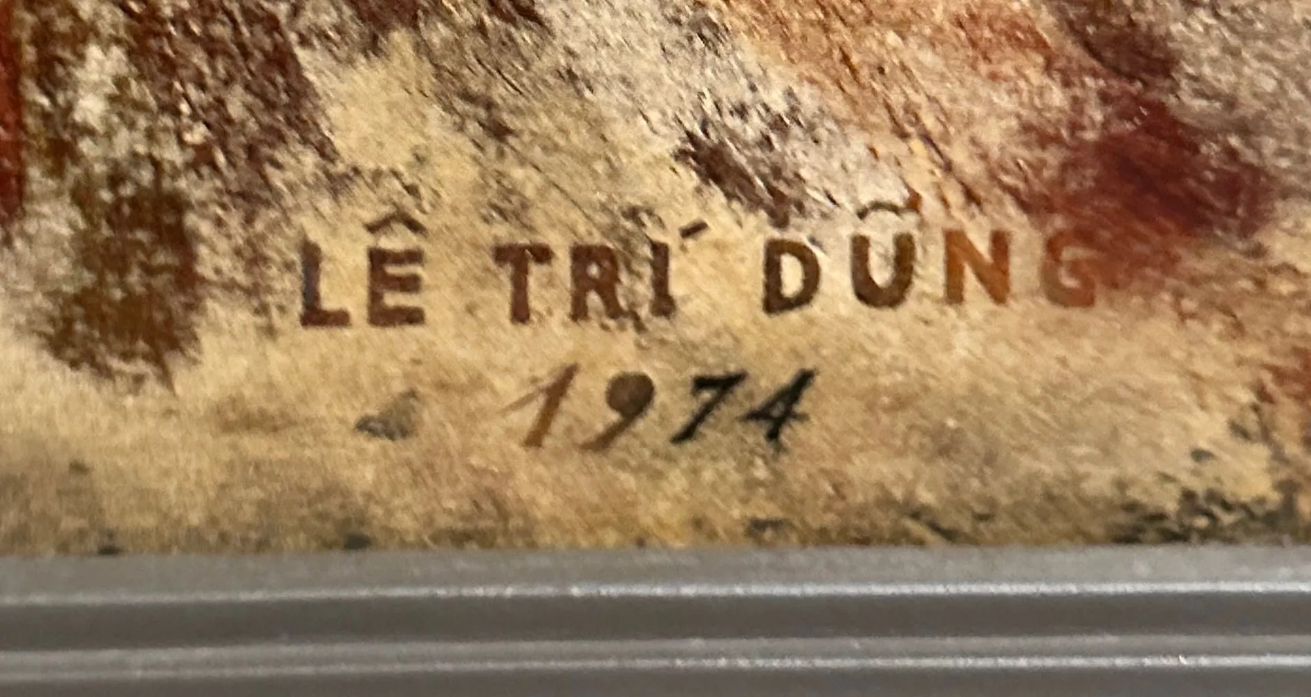 Signature de Le Tri Dung