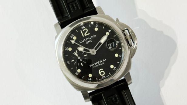 PANERAI, Montre bracelet GMT en acier