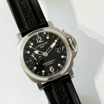 PANERAI, Montre bracelet GMT en acier