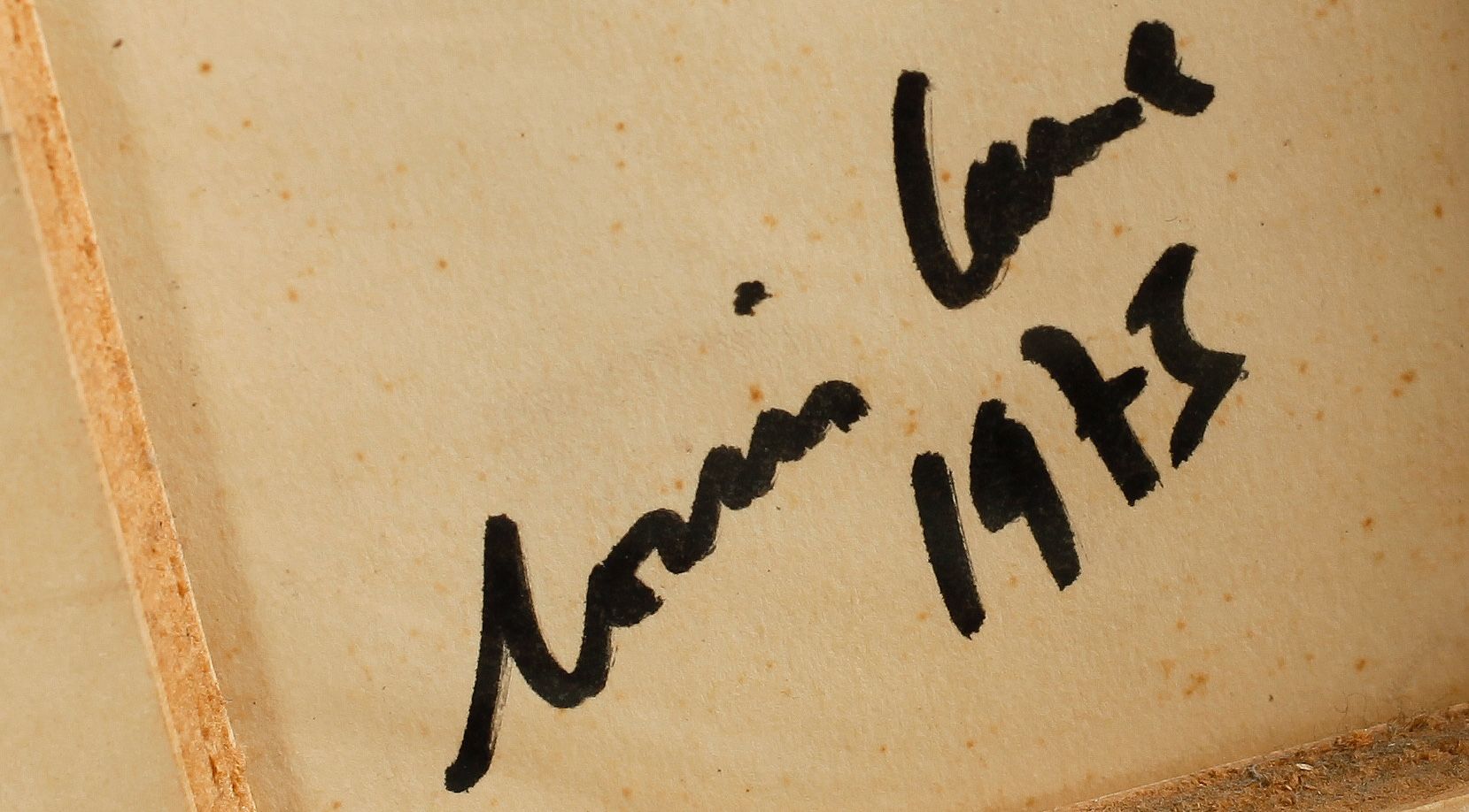 Signature de Louis Cane