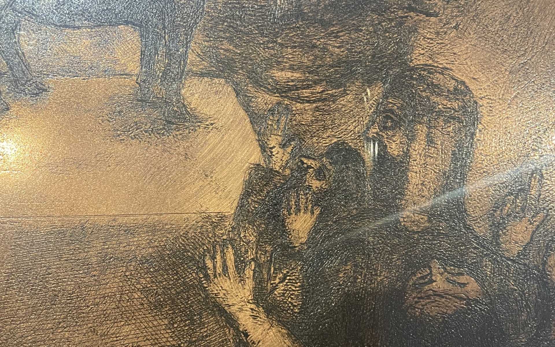 Chagall, gravure sur cuivre