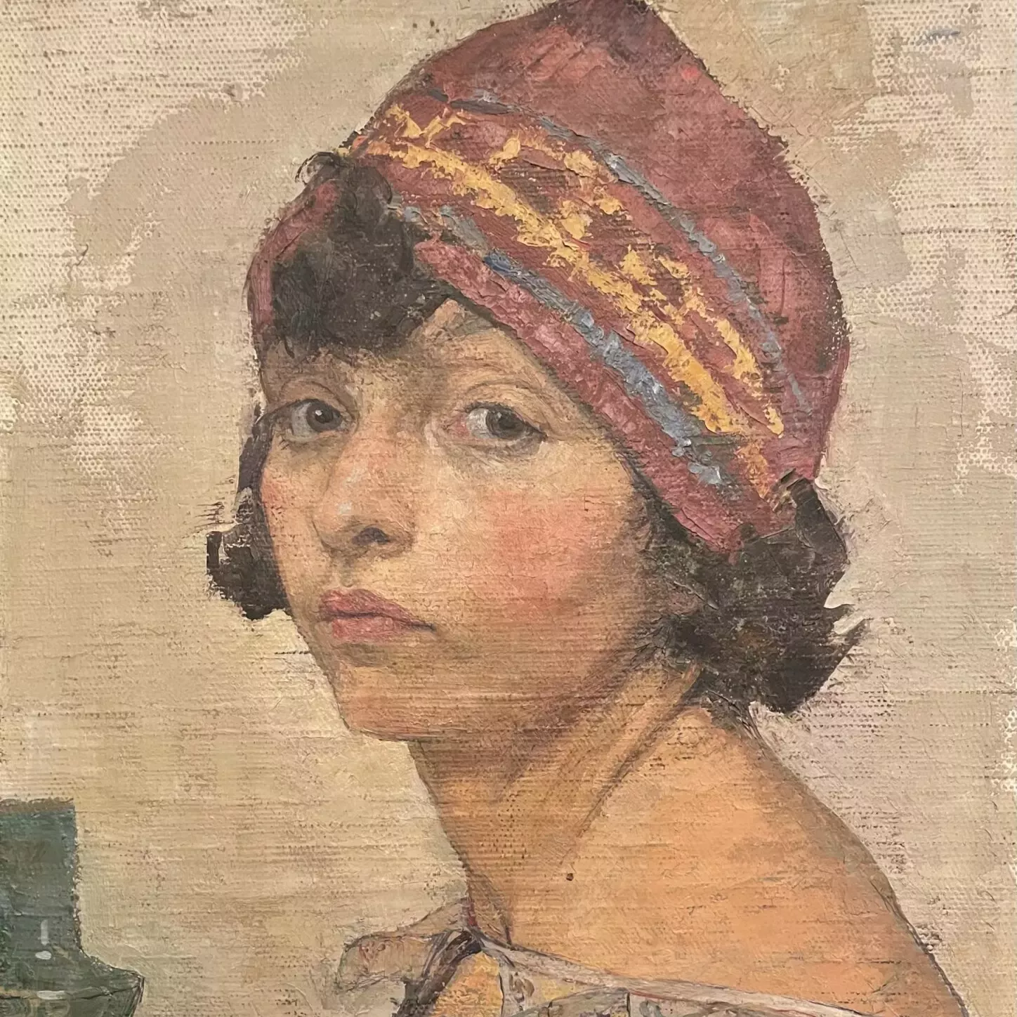Odette Pauvert, huile sur toile