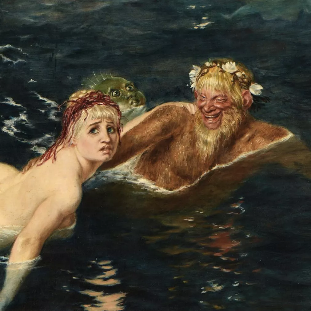 Arnold Bocklin, huile sur toile