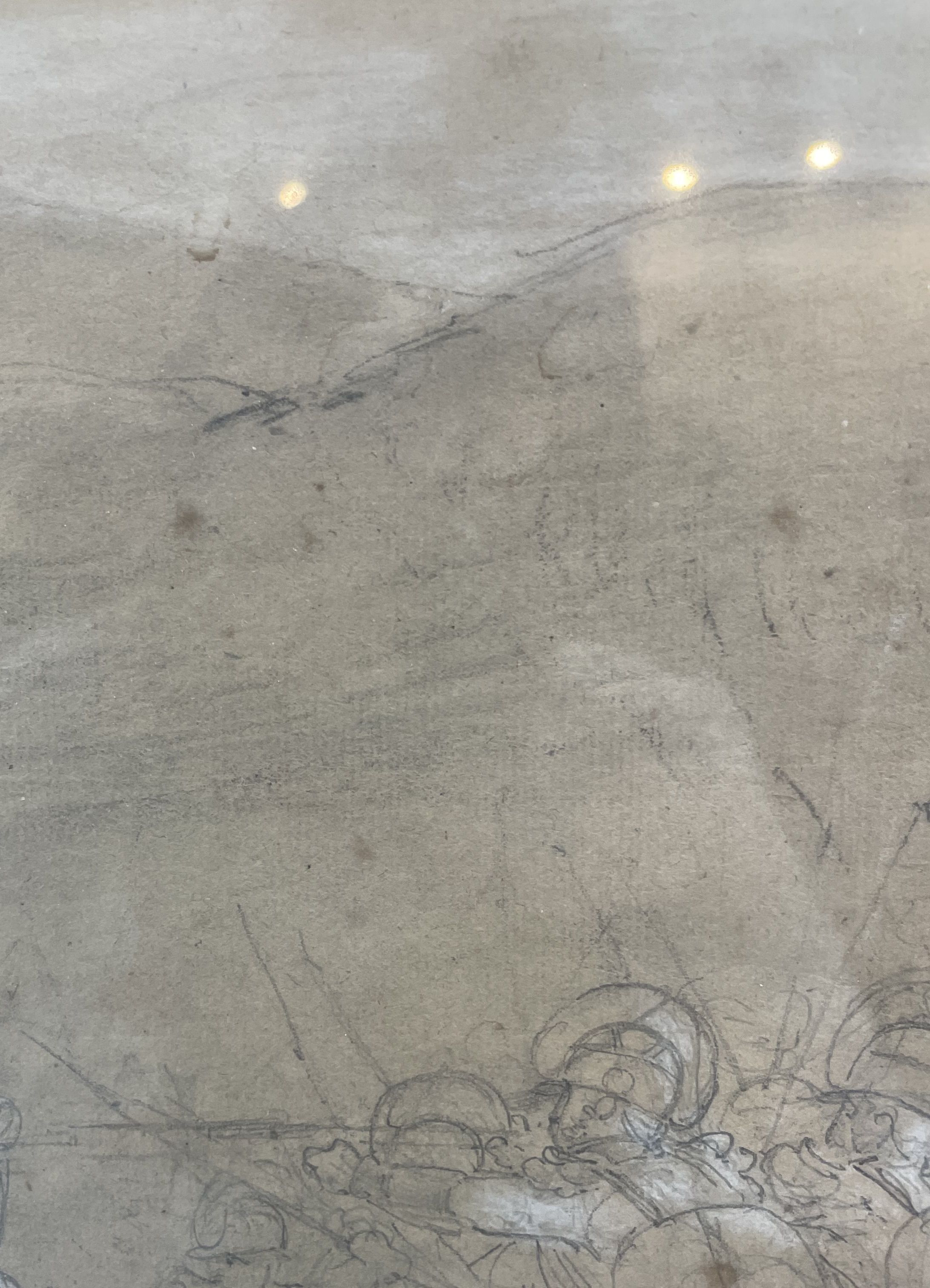 Géricault, dessin, détail