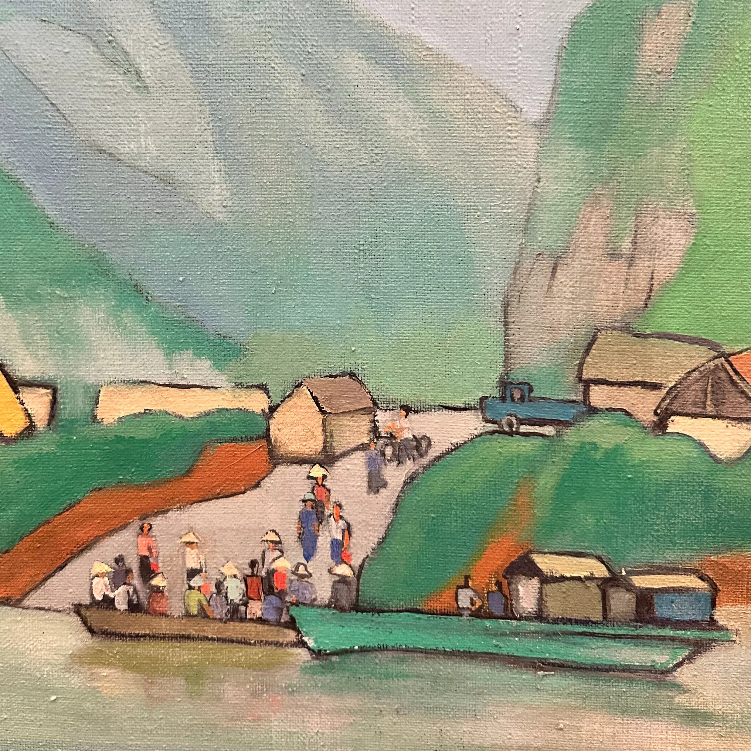 Bui Xuan Phai, huile sur toile
