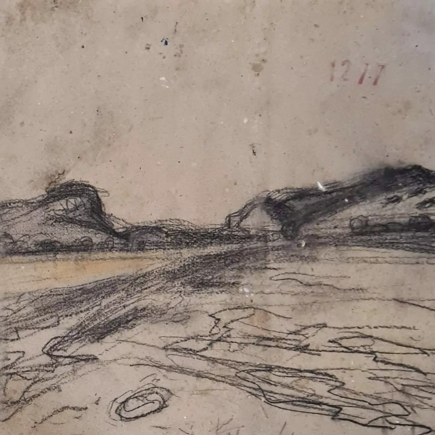 Auguste Chabaud, dessin d'&eacute;tude