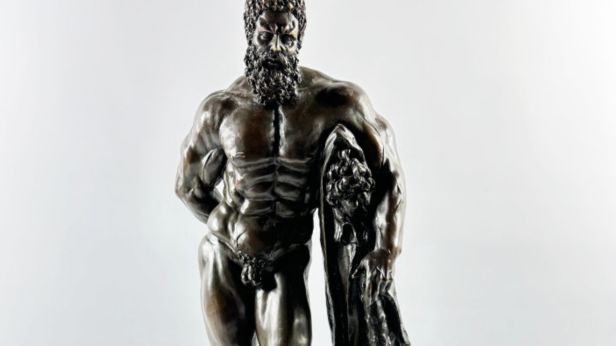 Hercule Farnèse, bronze, reproduction d'après Glycon d'Athènes