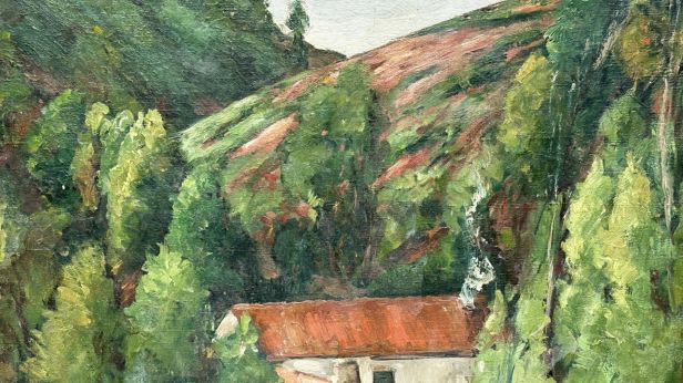 Georges Hanna SABBAGH (1887-1951) "Le moulin Coutot à Chozant" Huile sur toile