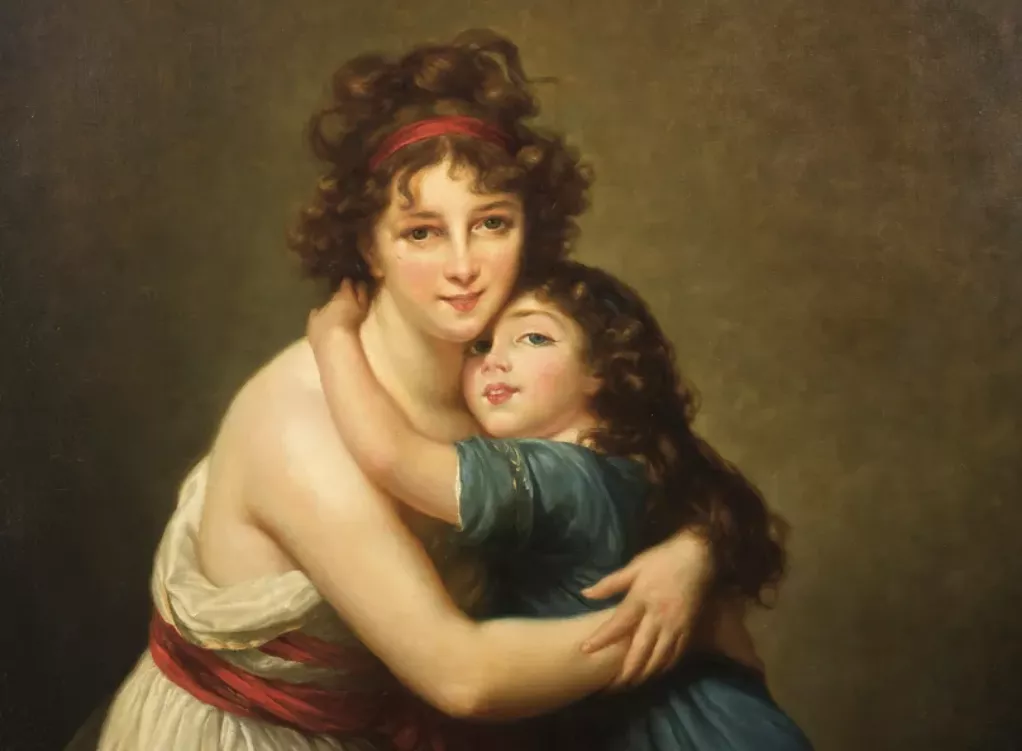 &Eacute;lizabeth Vigée le Brun, huile sur toile