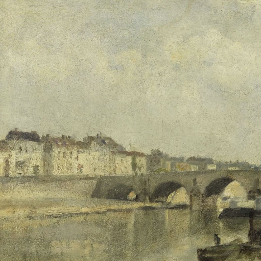 Stanislas Lépine, huile sur toile