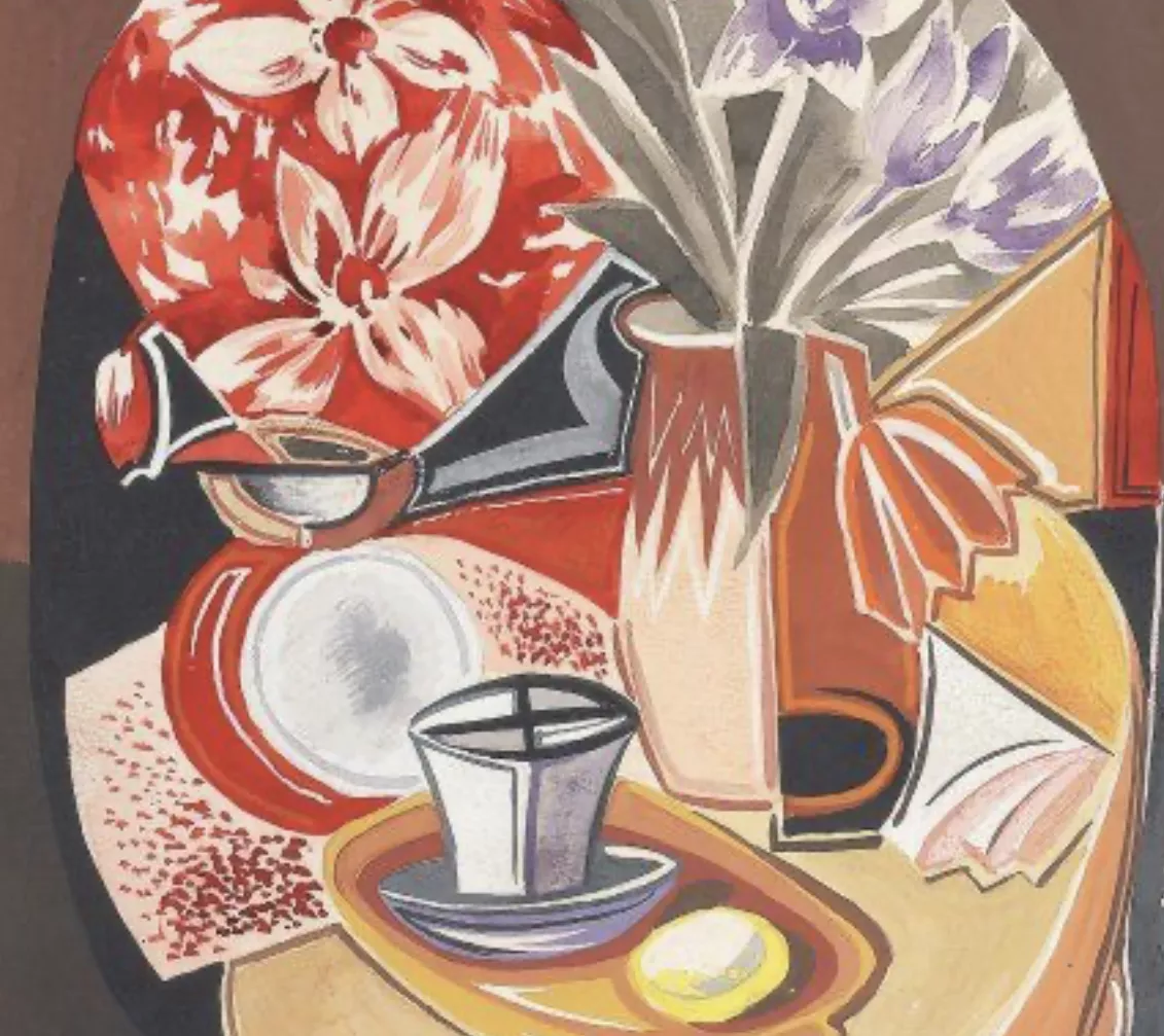Gontcharova, huile sur toile