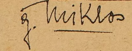 Signature de Gustave Miklos