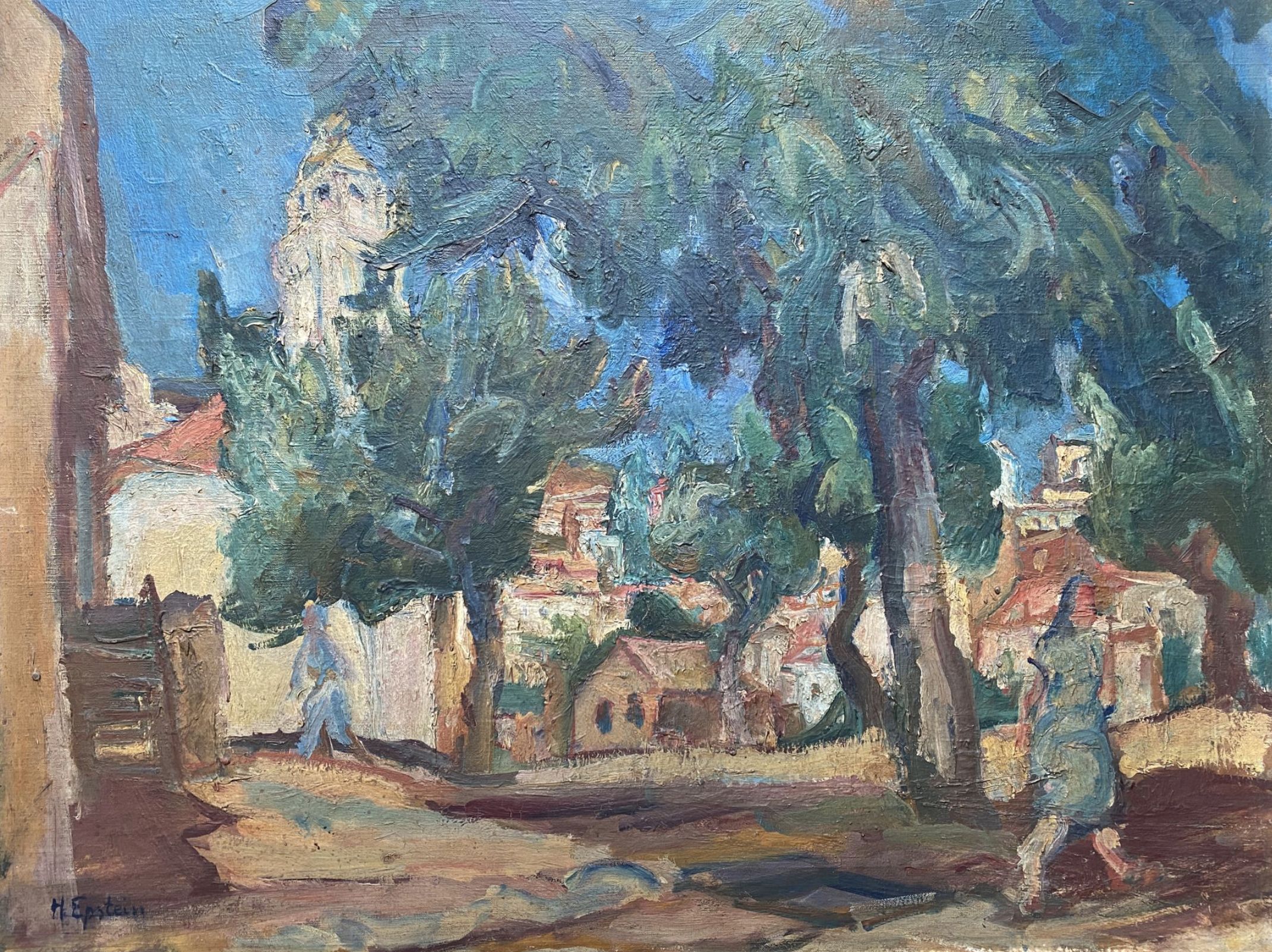 Henri Epstein, huile sur toile