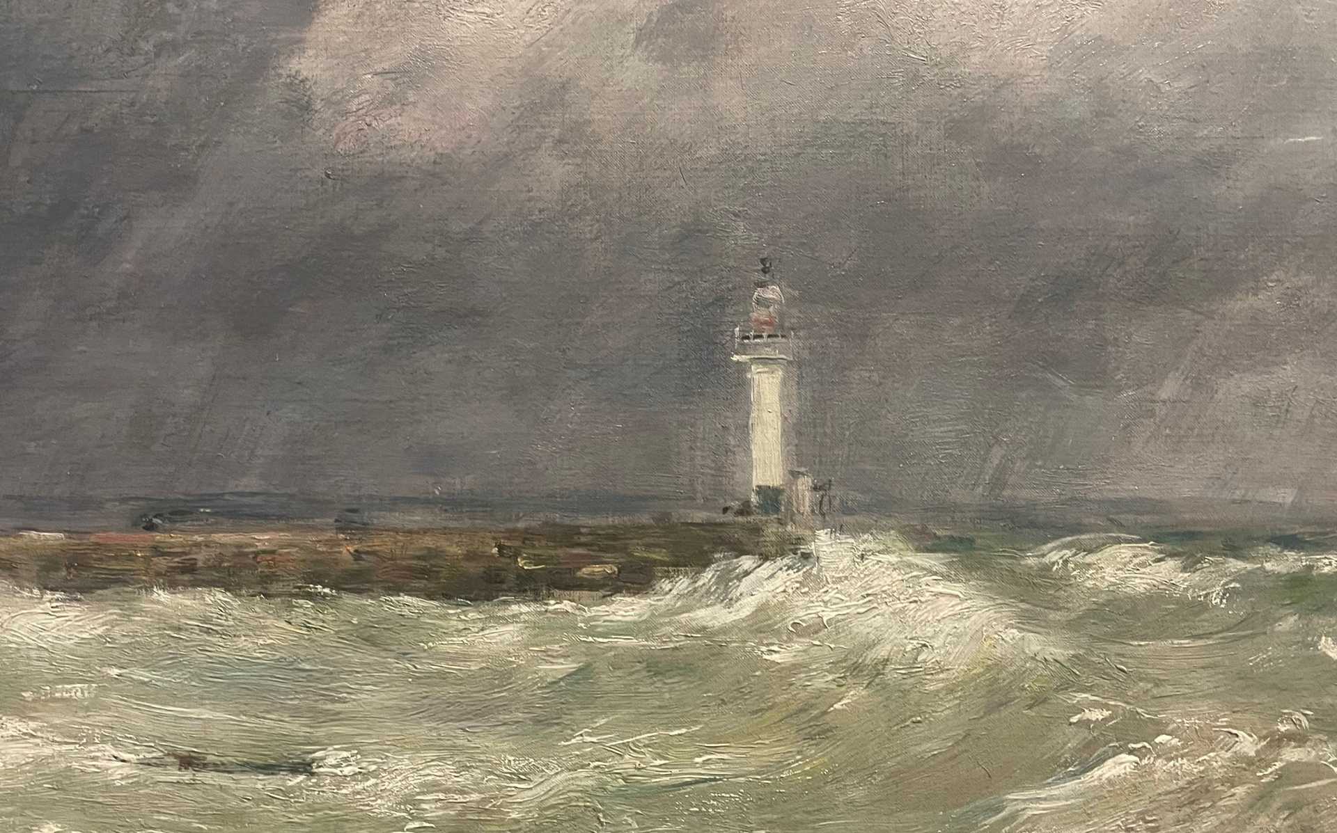 Eugene Boudin, huile sur toile