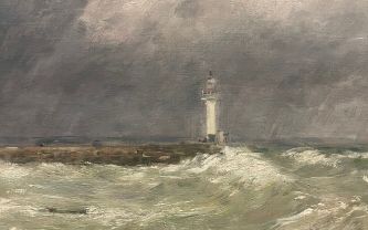 Eugene Boudin, huile sur toile