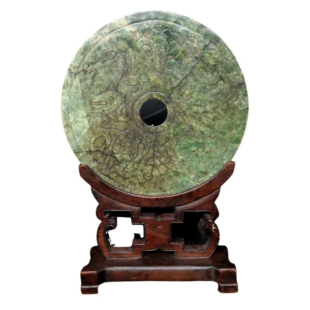 Disque bi en jade de Chine