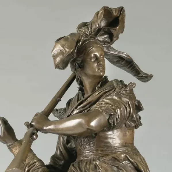 Antonin Mercié, bronze &agrave; patine brune
