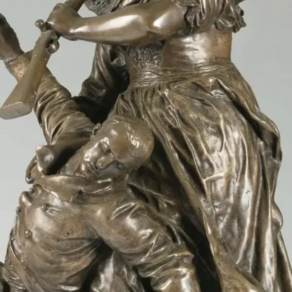 Antonin Merci&eacute;, bronze &agrave; patine brune