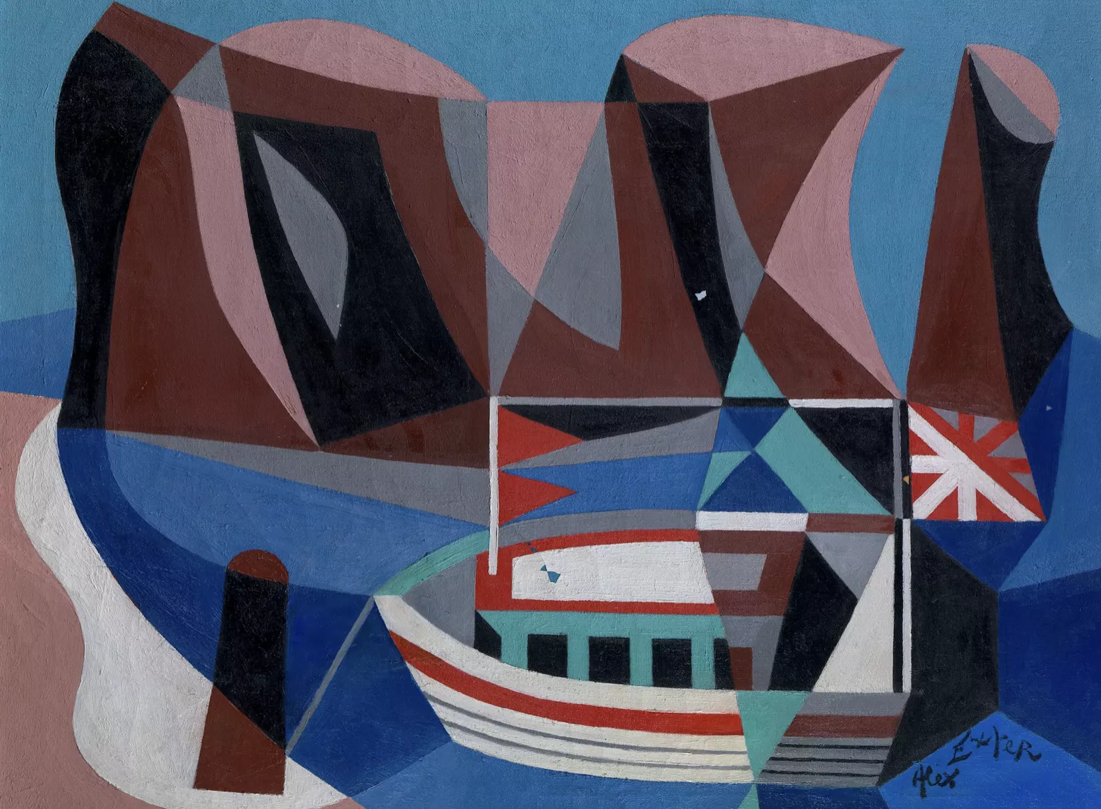 Alexandra Exter, huile sur toile