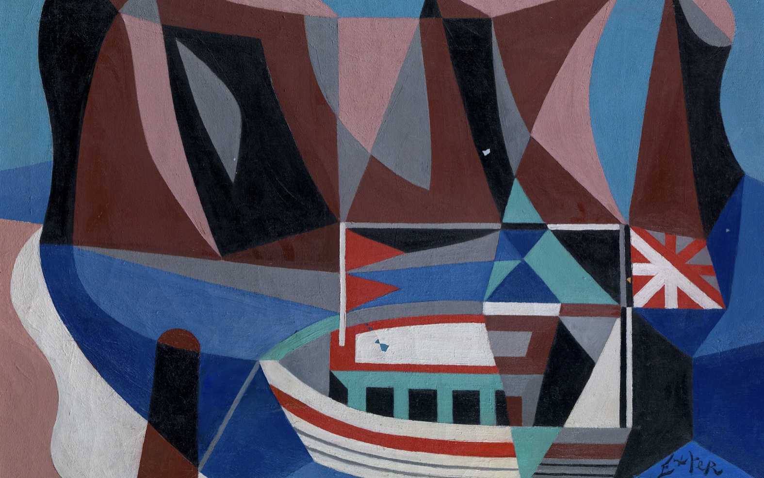 Alexandra Exter, huile sur toile