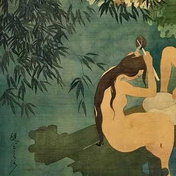 Tran Binh Loc, peinture sur soie