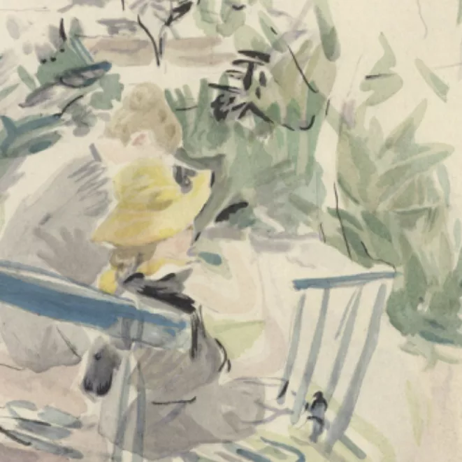 Berthe Morisot, aquarelle
