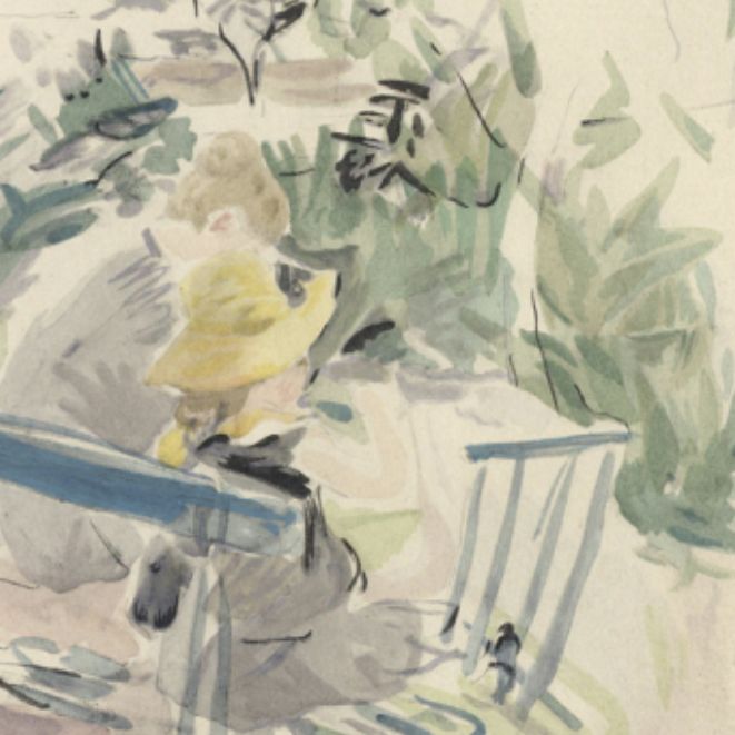 Berthe Morisot, aquarelle