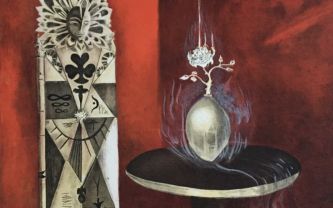 Leonora Carrington, huile sur toile