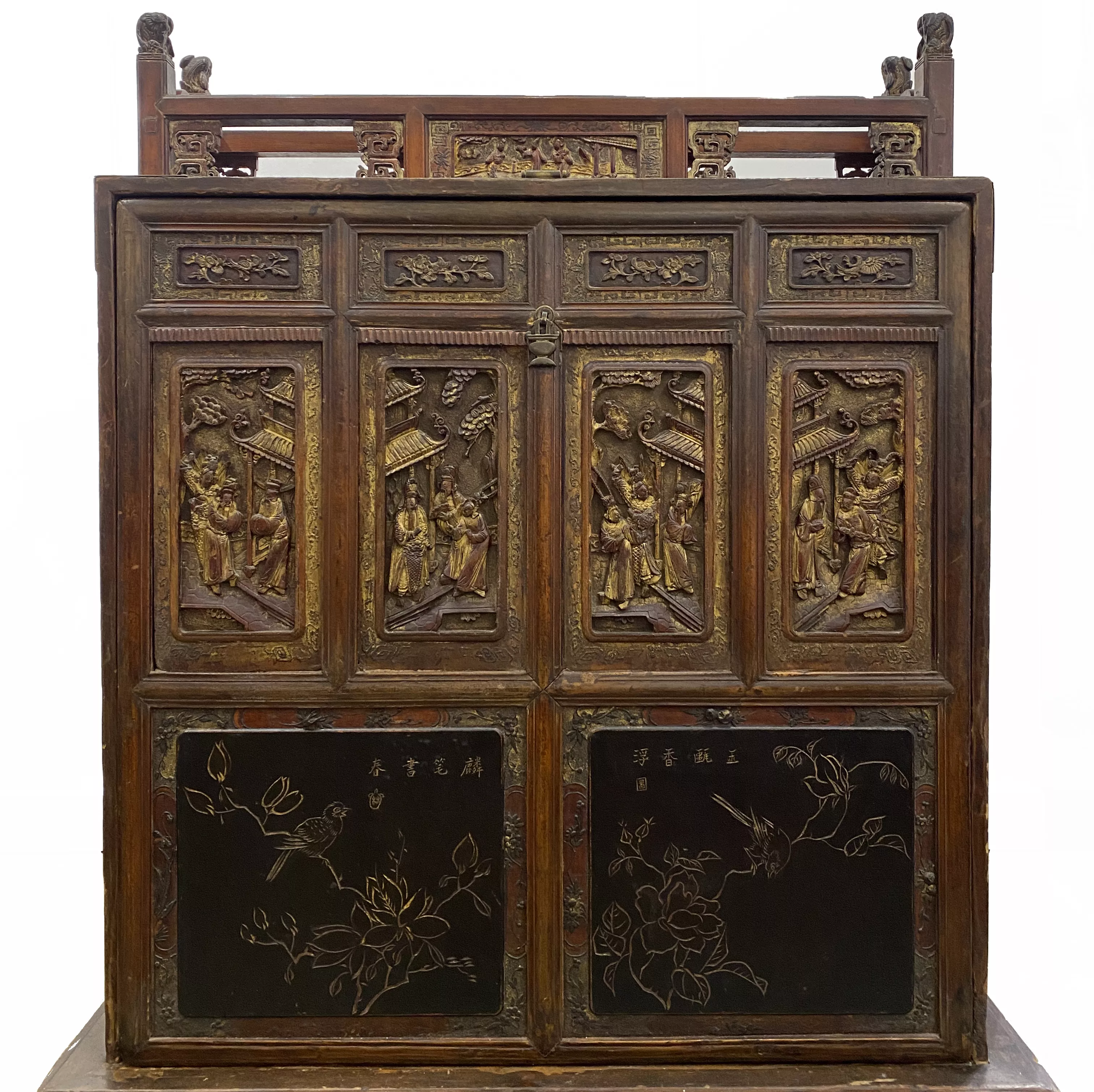 Chine (XIX&egrave;me si&egrave;cle), meuble &agrave; porteur