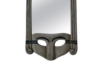 Albert Binquet, miroir sculpté en bronze