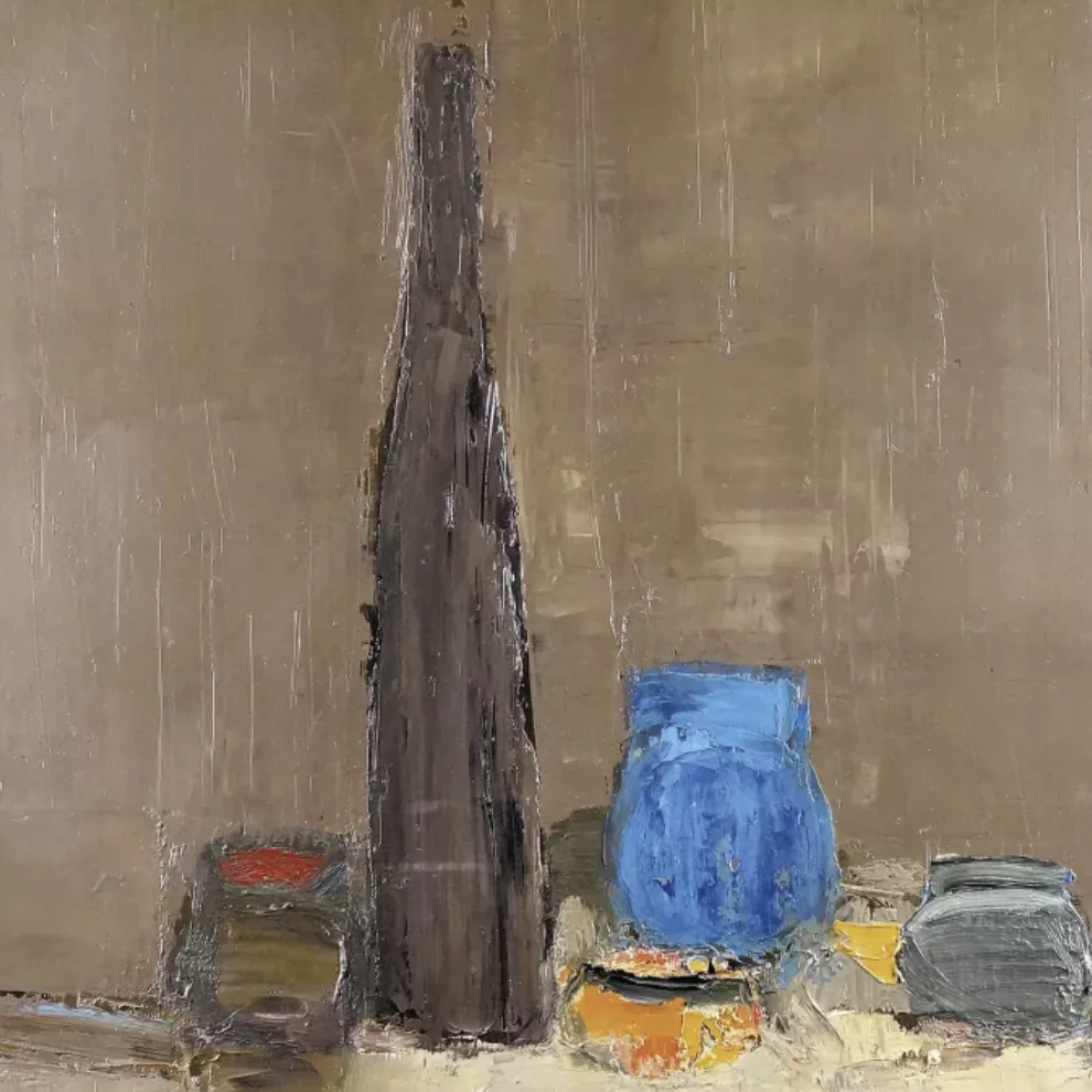 Roger Mühl, huile sur toile