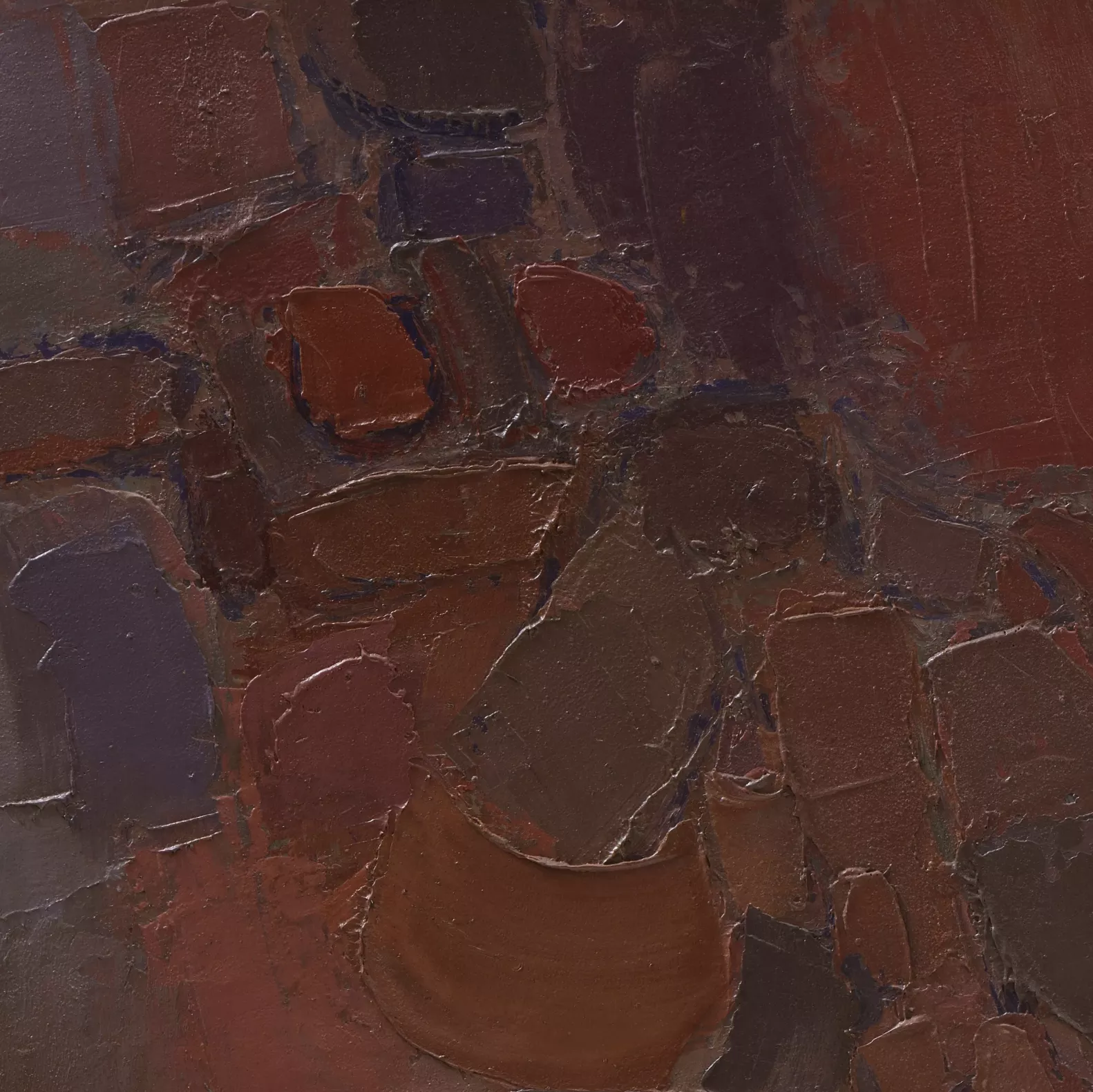 Roger Mühl, huile sur toile