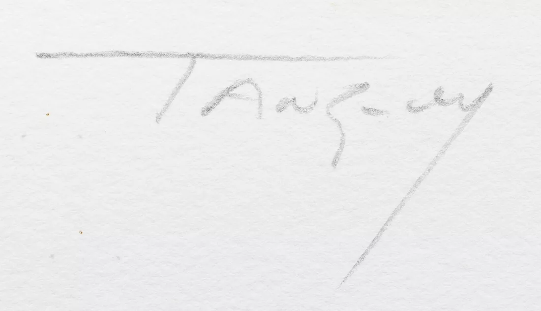 Signature de Yves Tanguy