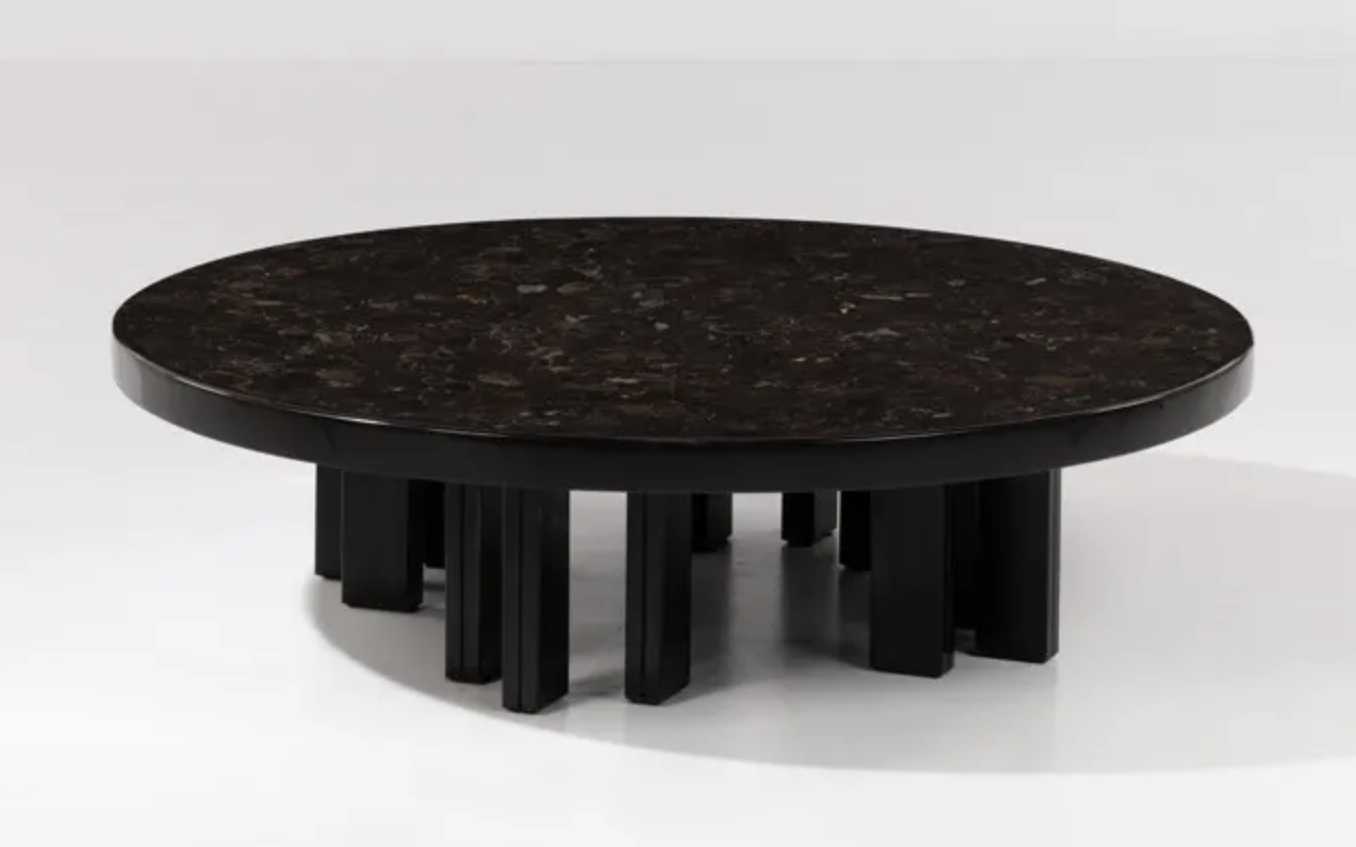 Fernand Dresse, table, technique mixte