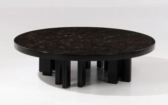 Fernand Dresse, table, technique mixte
