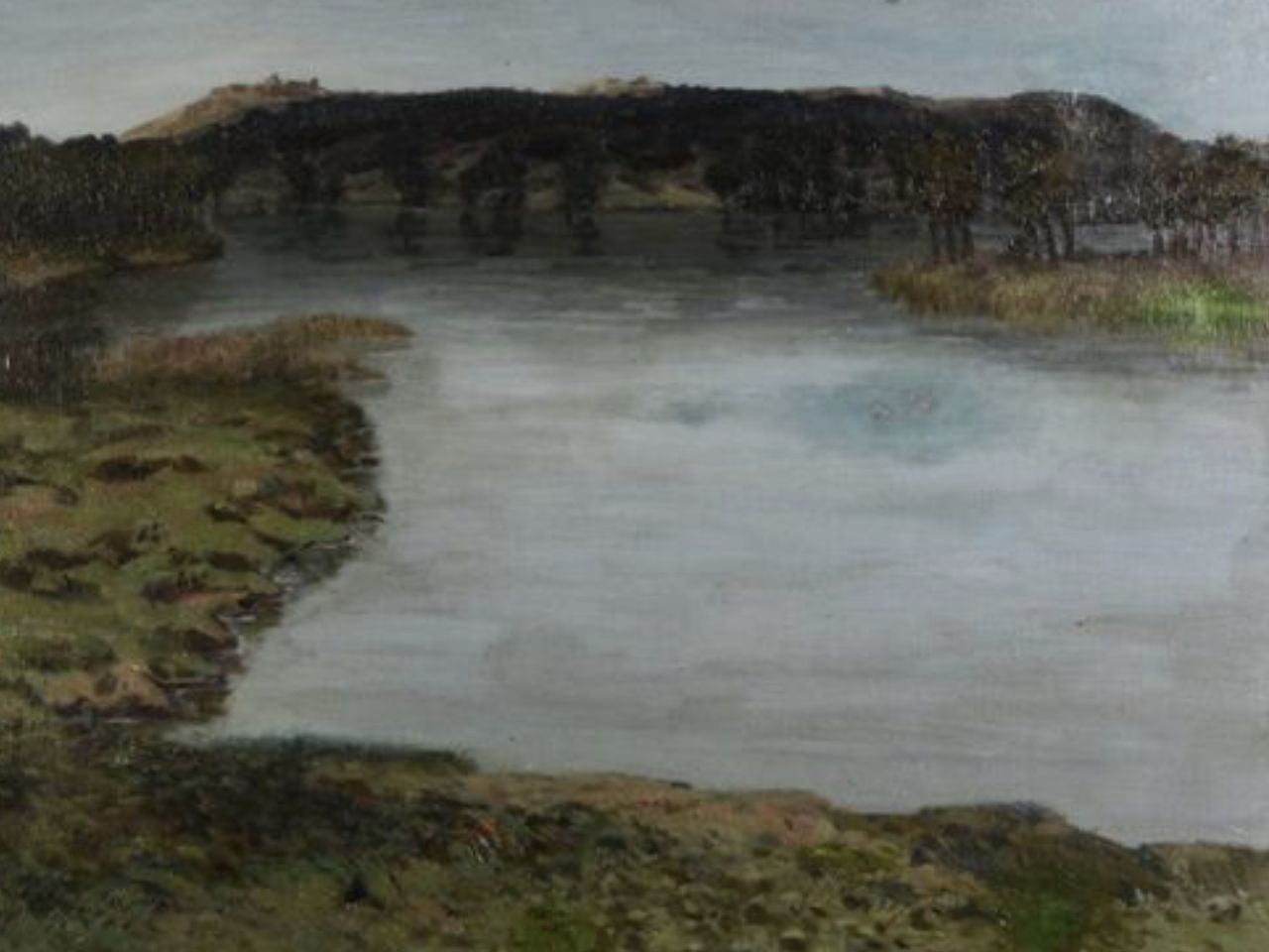 Foltyn, huile sur toile représentante du réalisme tchèque