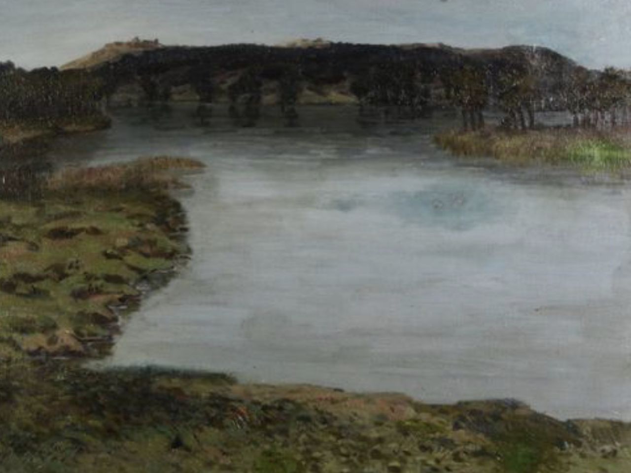 Foltyn, huile sur toile représentante du réalisme tchèque