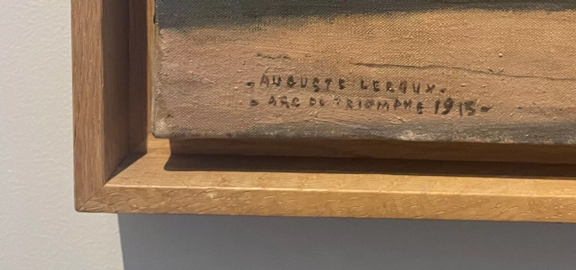 Siganature de Auguste Leroux