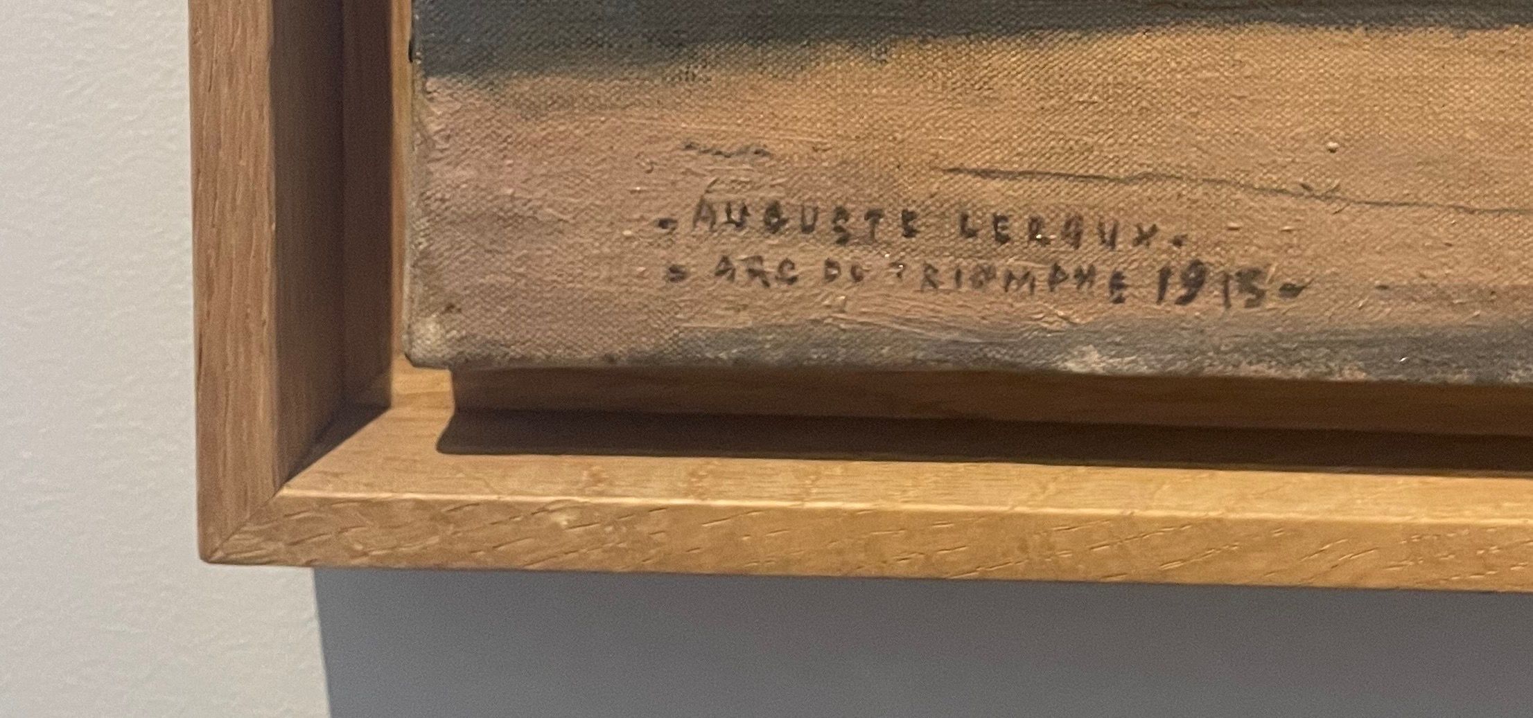 Siganature de Auguste Leroux