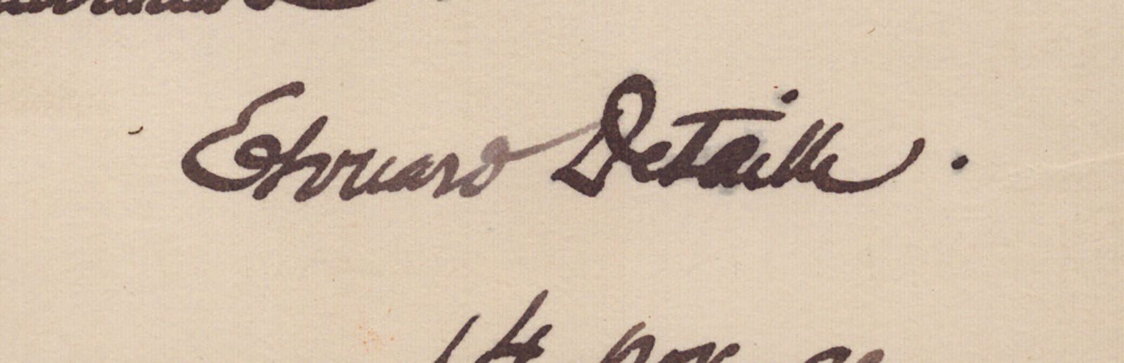 Signature de Édouard Detaille