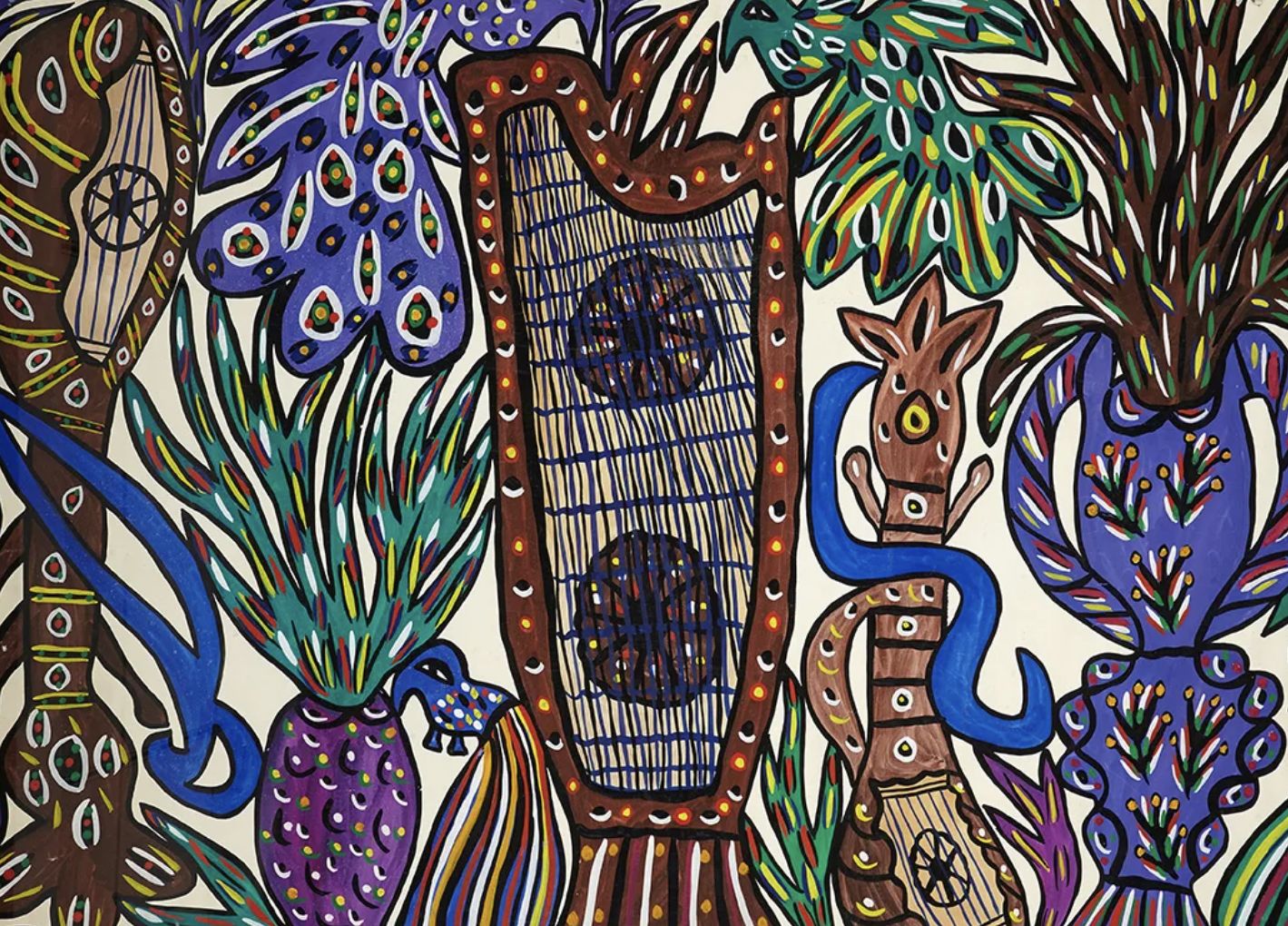 Baya Mahieddine, dessin